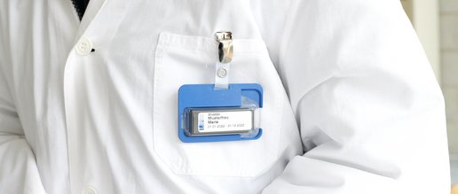 OSL-Dosimeter mit Tragerahmen