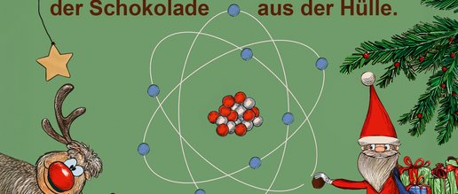 Weihnachten 2025 Eine Postkarte mit Weihnachtsmotiv.
